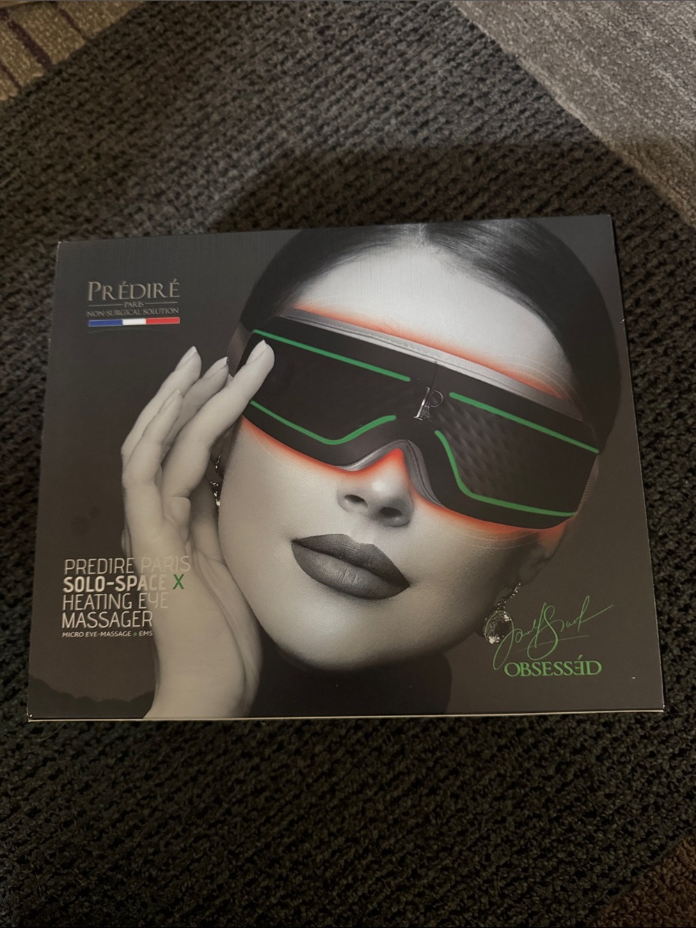 Solo-Spa X Heating Eye Massager - Black/Green